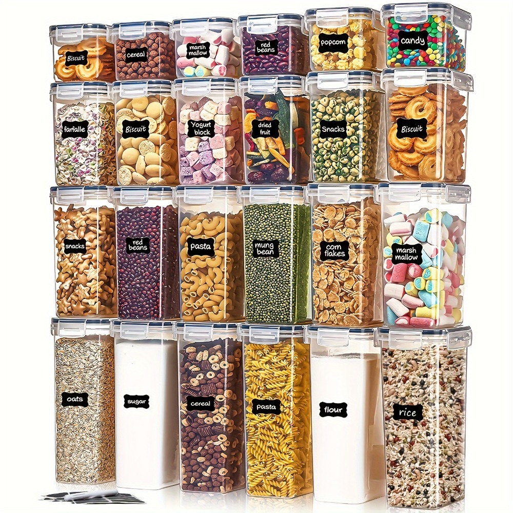 Commercial Kitchen Organiser - 24 adet gıda saklama kapları 12