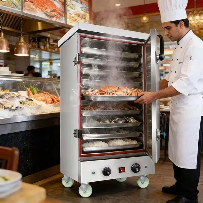 Commercial Kitchen Equipment - Ticari Mutfak Ekipmanları Gazlı Yiyecek Buharlayıcıları