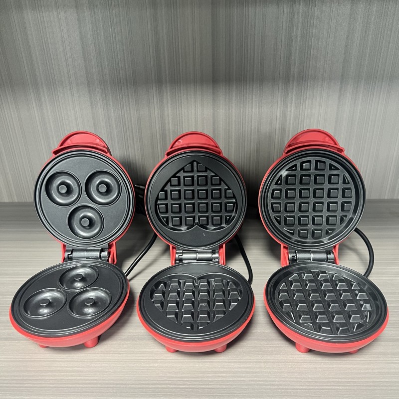 Sandwich Press Panini - Çok Fonksiyonlu Mini Kalp Şeklinde Waffle