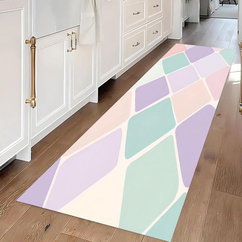 Commercial Kitchen Tile Flooring - Geometrik Karo Desenli Kaymaz Uzun Yer