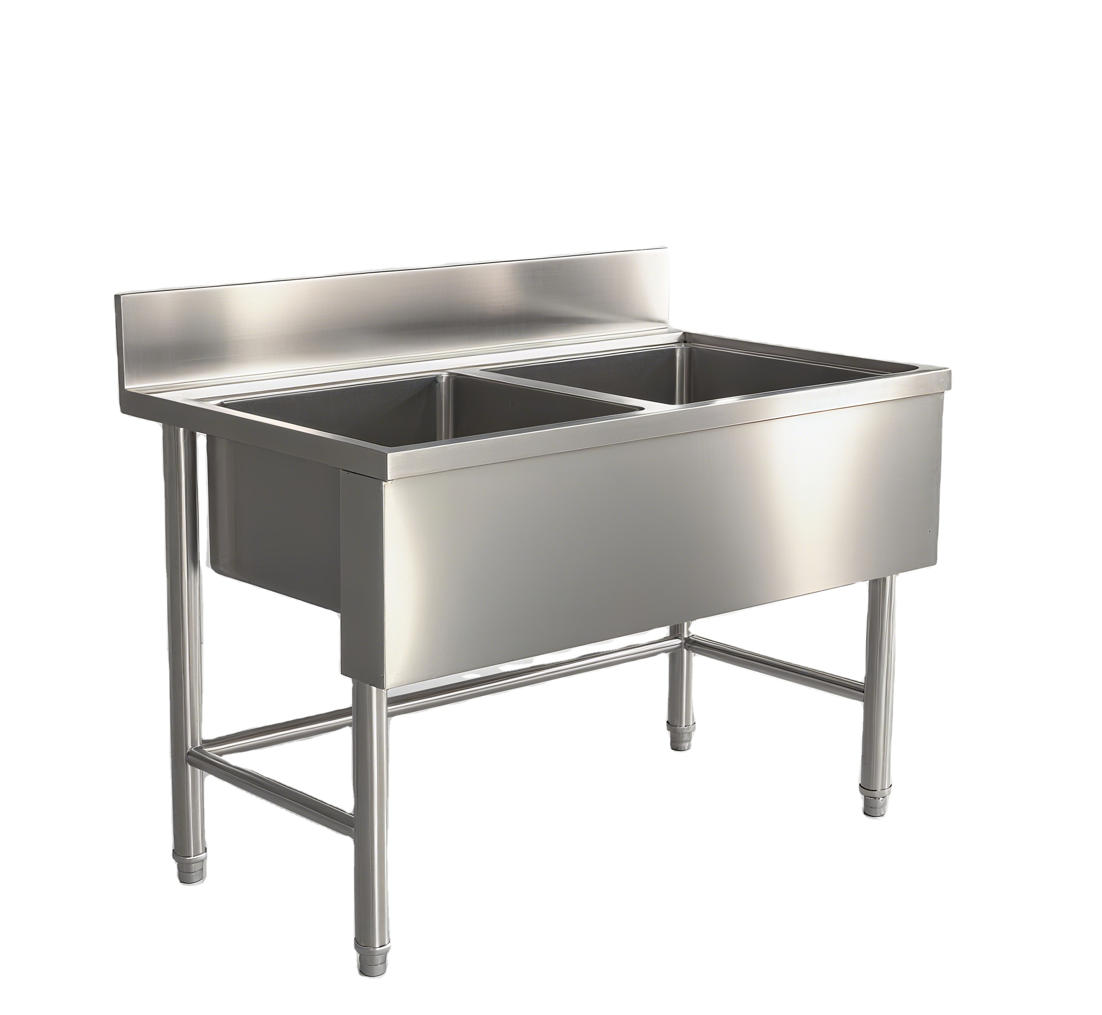 Commercial Kitchen Double Sink - Büyük Boy Ticari Mutfak Paslanmaz Çelik