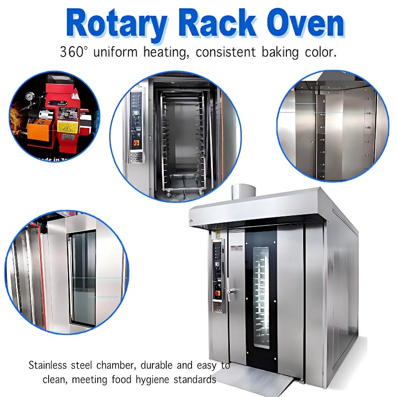 Rotary Bakery Oven - Yüksek Kaliteli Ekmek Fırını Makinesi Gazlı