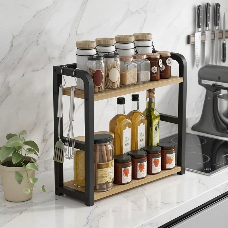 2 Katlı Metal Tezgah Üstü Raf, - Commercial Kitchen Shelving incelemesi ve fiyatı