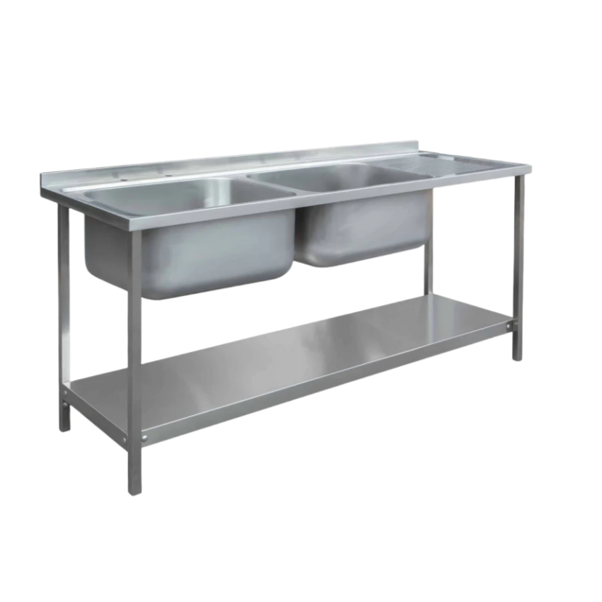 Ticari Restoran Mutfak Lavabos - Commercial Kitchen Double Sink incelemesi ve fiyatı