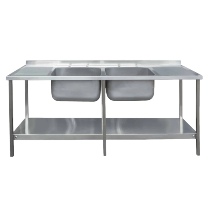 Ticari Restoran Mutfak Lavabos - Commercial Kitchen Double Sink incelemesi ve fiyatı