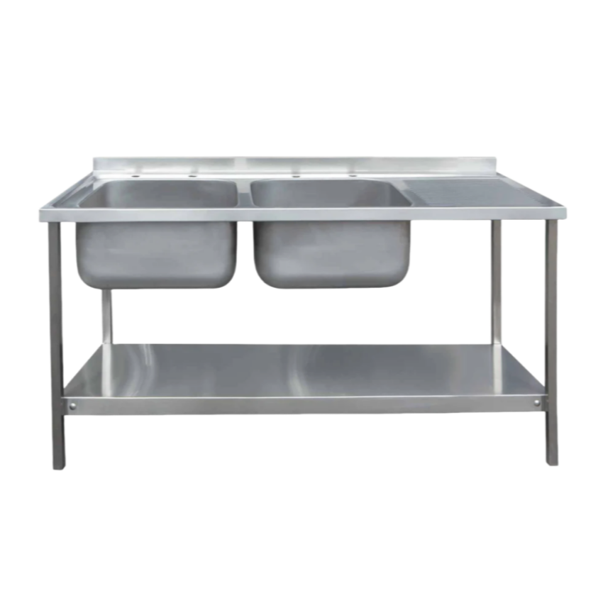 Ticari Restoran Mutfak Lavabos - Commercial Kitchen Double Sink incelemesi ve fiyatı