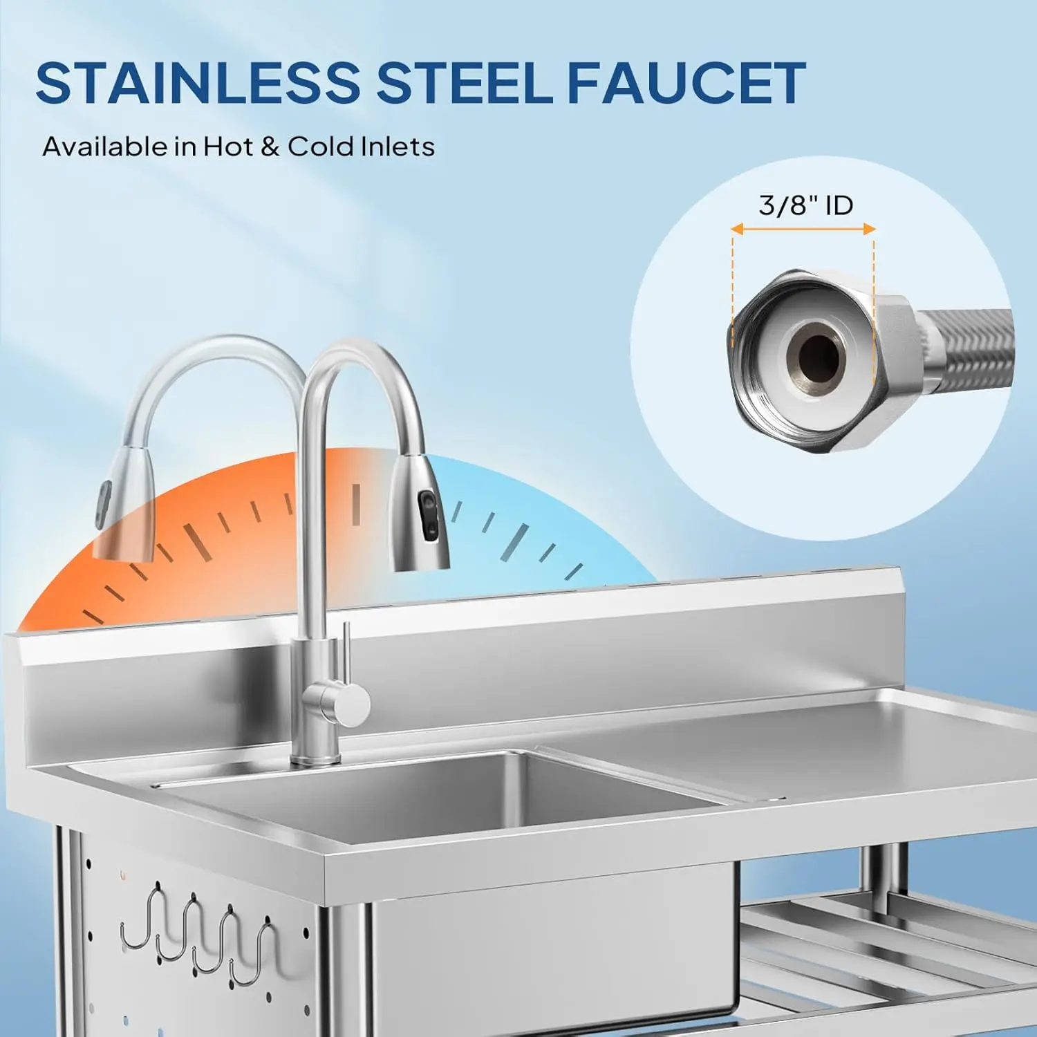 Paslanmaz Çelik Evye, Ticari M - Commercial Kitchen Double Sink incelemesi ve fiyatı