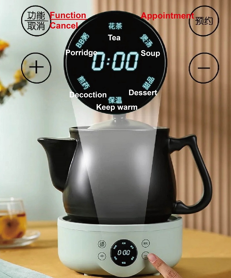 1.8L elektrikli güveç potu 9.5 - Soup Kettle Warmer incelemesi ve fiyatı