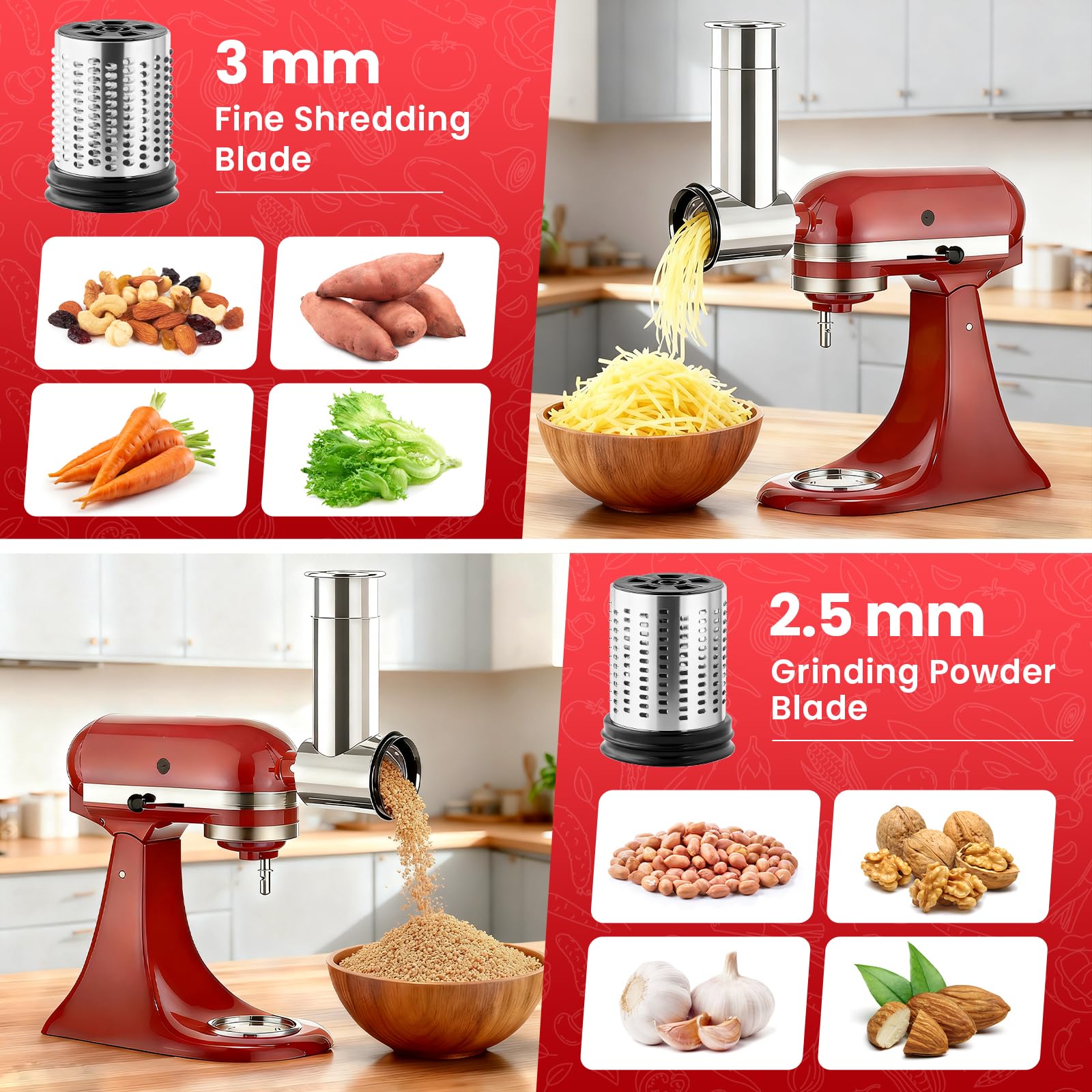 Paslanmaz Çelik Dilimleyici, R - Commercial Kitchenaid incelemesi ve fiyatı