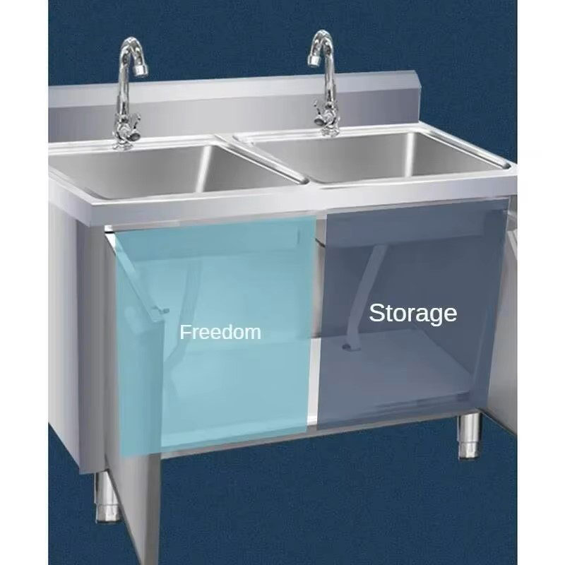 Ticari Metal Mutfak Lavaboları - Commercial Kitchen Double Sink incelemesi ve fiyatı