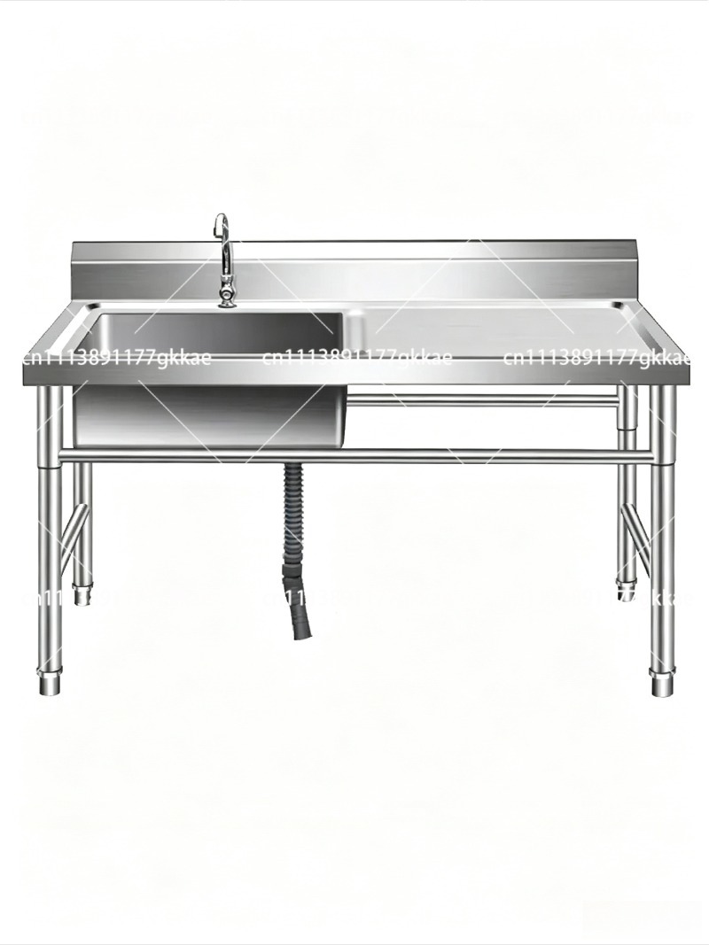Kalınlaştırılmış 304 Paslanmaz - Commercial Kitchen Double Sink incelemesi ve fiyatı
