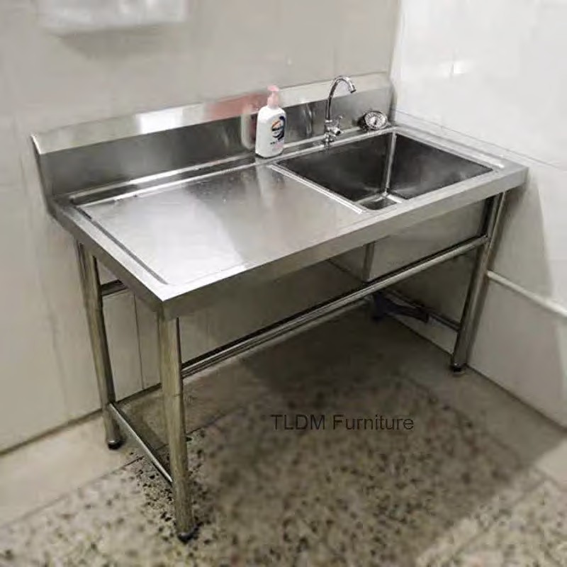 Dış Mekan Mutfak Lavaboları Ti - Commercial Kitchen Double Sink incelemesi ve fiyatı