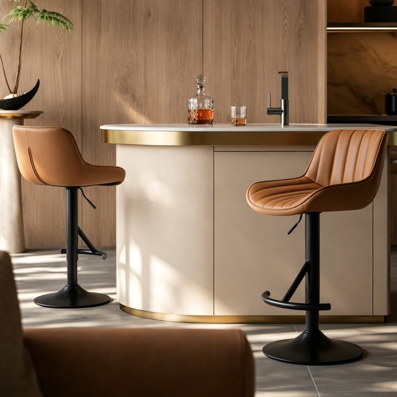 Ahşap Zarif Yüksek Bar Sandaly - Commercial Kitchen Interior Design incelemesi ve fiyatı