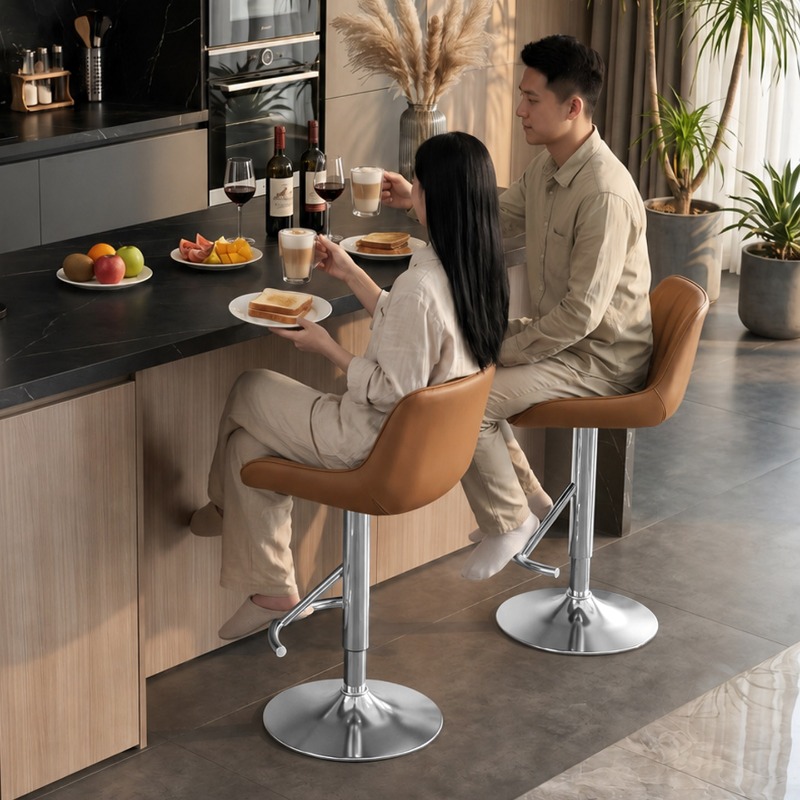 Ahşap Zarif Yüksek Bar Sandaly - Commercial Kitchen Interior Design incelemesi ve fiyatı