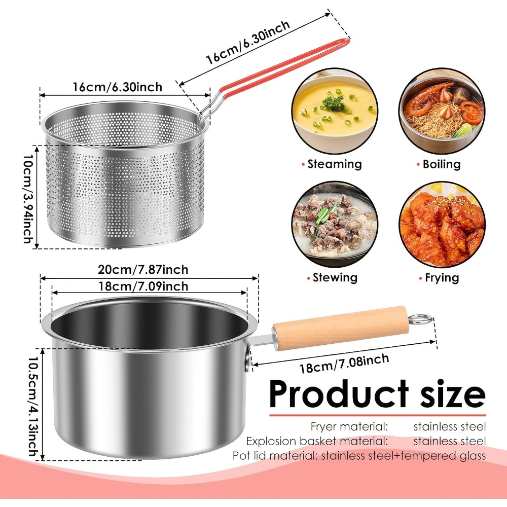 2.5L paslanmaz çelik fritöz, d - Commercial Kitchen Appliance incelemesi ve fiyatı