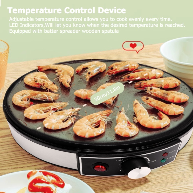 Elektrikli Krep Tavası 11.8 İn - Crepe Maker Griddle incelemesi ve fiyatı