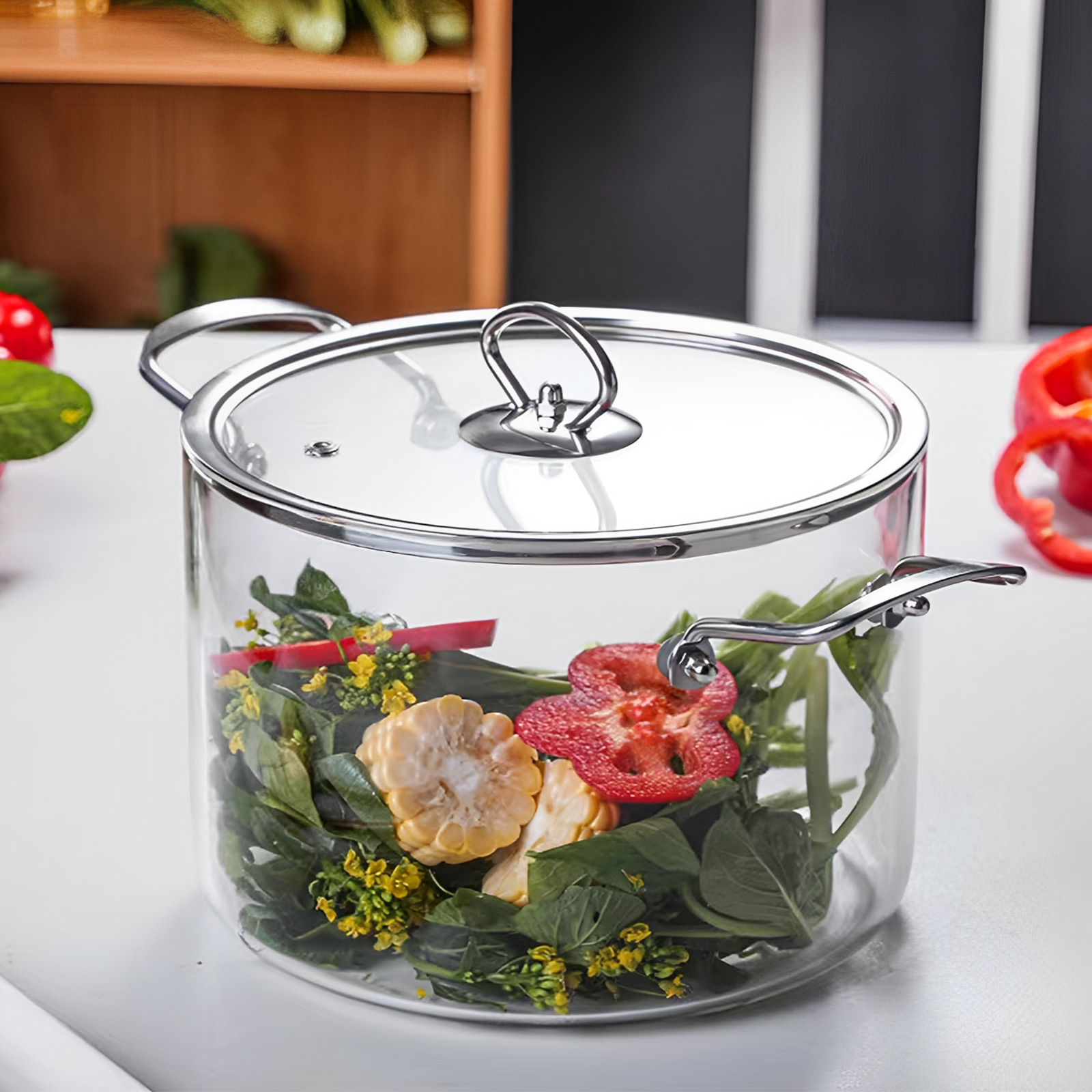 2.5L/3.5L Cam Tencere, Kapaklı - Soup Kettle Warmer incelemesi ve fiyatı