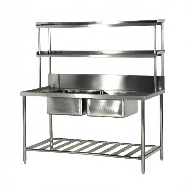 Çift Hazneli Ticari Paslanmaz  - Commercial Kitchen Double Sink incelemesi ve fiyatı