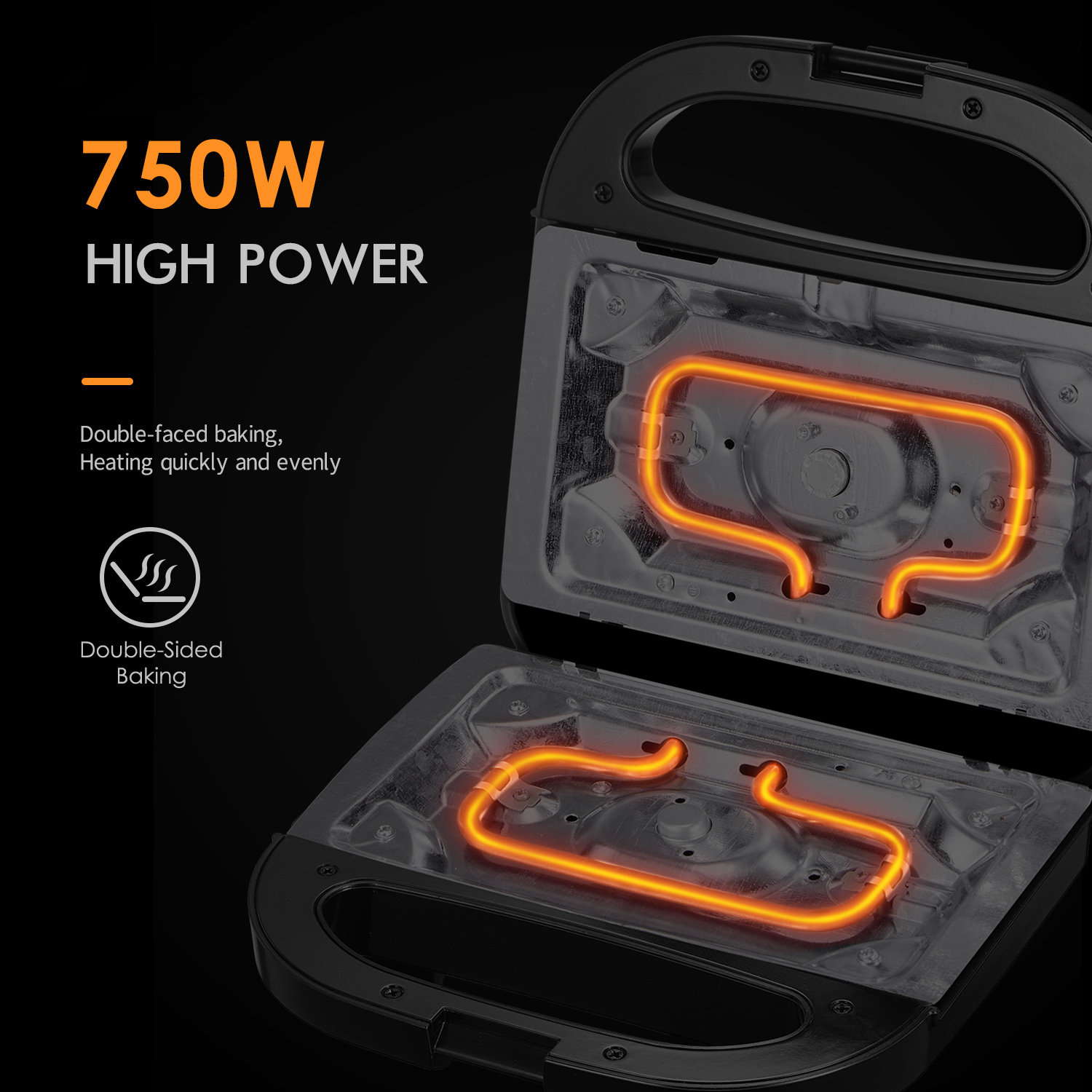 Paslanmaz Çelik 750W Sandviç v - Sandwich Press Panini incelemesi ve fiyatı