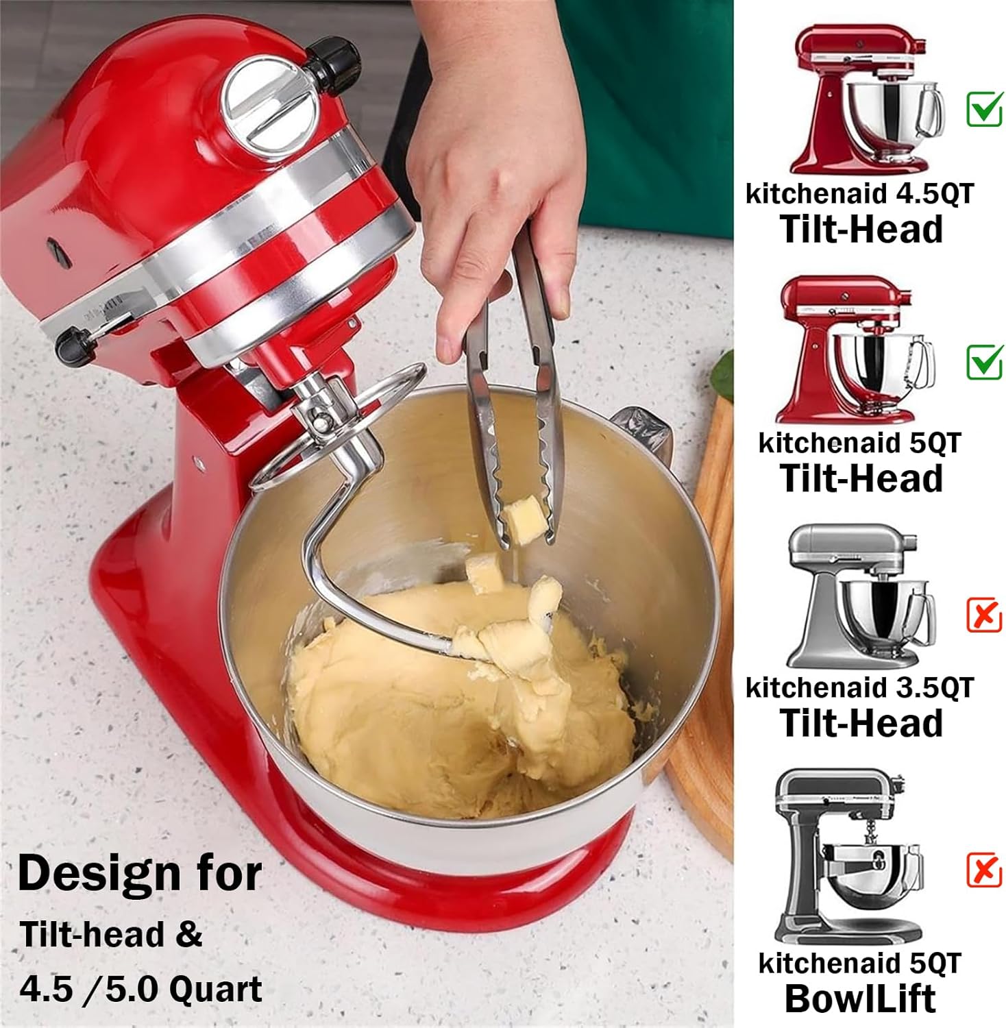 Kitchenaid 4,5-5 Quart Tilt-He - Commercial Kitchenaid incelemesi ve fiyatı