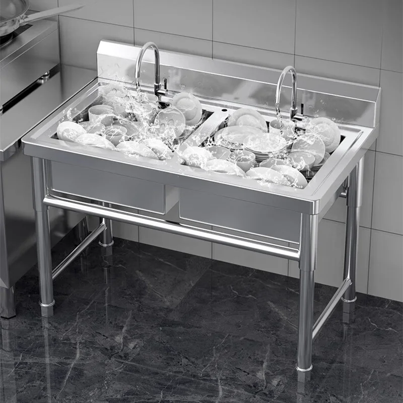 Mutfak Lavabosu—Ticari Kafeter - Commercial Kitchen Double Sink incelemesi ve fiyatı
