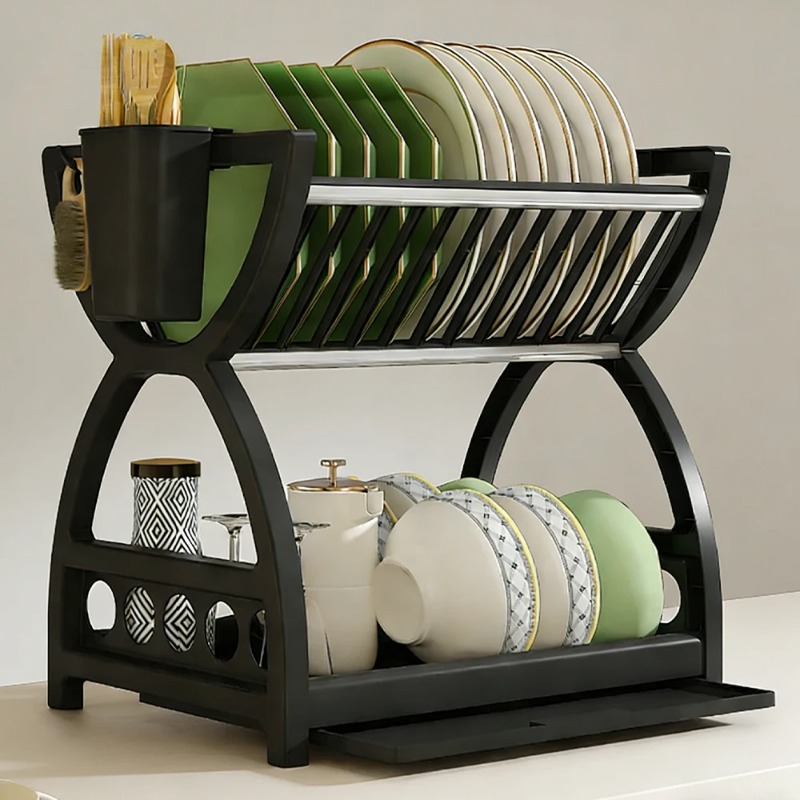 2 Katmanlı Bulaşık Kurutma Raf - Commercial Kitchen Shelving incelemesi ve fiyatı