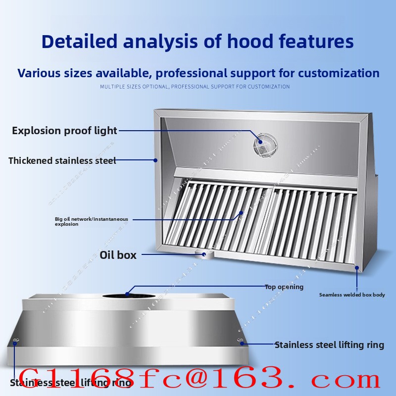 Ticari Restoran Mutfağı, Topra - Commercial Kitchen Exhaust Hood incelemesi ve fiyatı